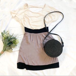 Lush empire waist short sleeve blouson dress 💕